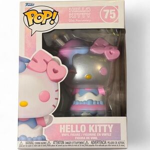 Funko Hello Kitty 50th Anniversary Vinyl Figure - Silver and Pink
